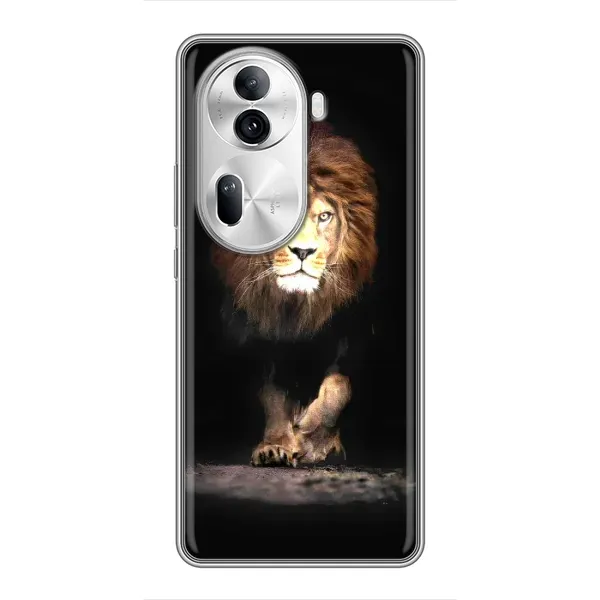 Чехол с принтом «Лев» для OPPO Reno 11 Pro 5G