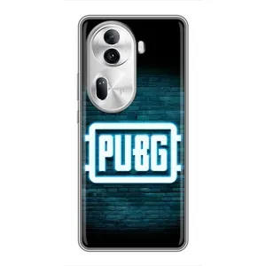 Чеjхол PUBG для OPPO Reno 11 Pro 5G (AlphaPrint) (Лого PUBG)
