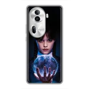 Чохол з принтом «Магічна сфера Венздей» для OPPO Reno 11 Pro 5G