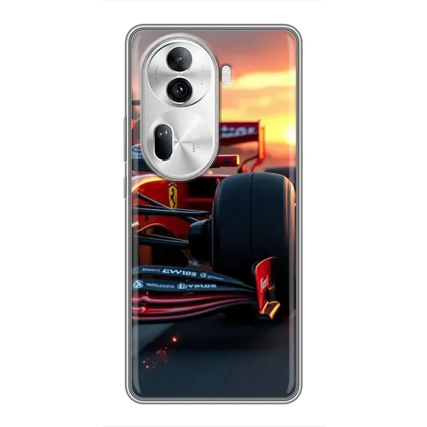 Чохол з принтом «Макларен на заході» для OPPO Reno 11 Pro 5G