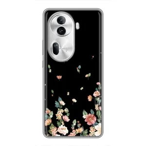 Чохол для OPPO Reno 11 Pro 5G - з принтом (Дизайнерські) (AlphaPrint) (Маленькі квіти)