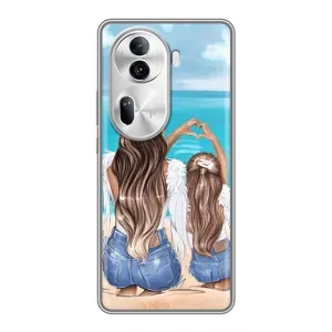 Чохол з друком для Oppo Reno 11 Pro 5G - (Мама з дитинкою) (AlphaPrint) (Мама з донькою)
