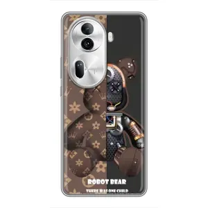 Круті Чохли Луі Віттон для Oppo Reno 11 Pro 5G (AlphaPrint) (Ведмідь Луі Вітон)