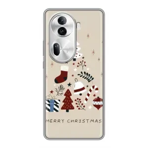 Різдвяні, Святкові Чохли для OPPO Reno 11 Pro 5G (Merry Christmas)