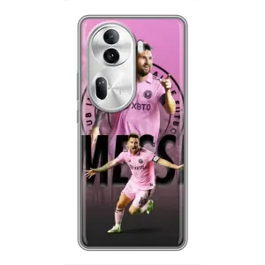 Чохли для OPPO Reno 11 Pro 5G - Лео Мессі Маямі (Messi Miami)