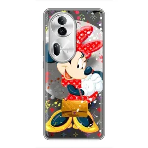 Чохол Disney Mouse Oppo Reno 11 Pro 5G (PREMIUMPrint) (Minni з бантіком)
