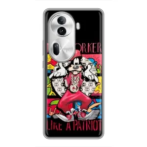 Популярні Чохли з картинками для OPPO Reno 11 Pro 5G (Мультяшний Волк)