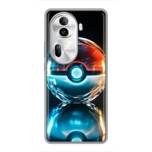 Чохол з Пікачу на Oppo Reno 11 Pro 5G (М'яч Пікачу)