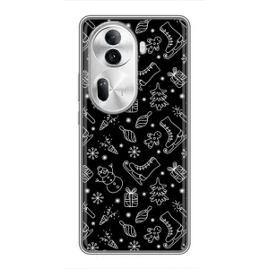 Новорічні, Святкові Чохли для Oppo Reno 11 Pro 5G - 2024 год (Новорічний фон)