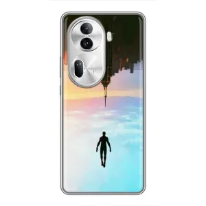 Чохол з людиною павуком для Oppo Reno 11 Pro 5G - (AlphaPrint) (Людина павук)