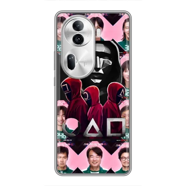 Чохол з принтом «Учасники Гра кальмара» для OPPO Reno 11 Pro 5G Чохол з принтом «Учасники Гра кальмара» для OPPO Reno 11 Pro 5G