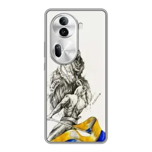 Чохли (Доброго вечора, ми за України) для OPPO Reno 11 Pro 5G (AlphaPrint) (Перемога)