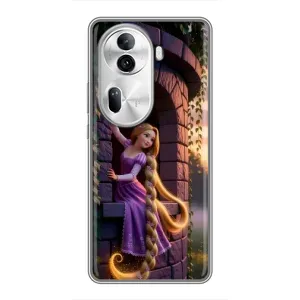 Чохол Рапунцель для Oppo Reno 11 Pro 5G (Рапунцель на вежі)