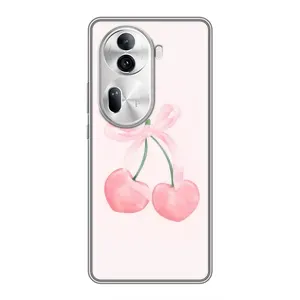 Чохол з розовим принтом для Oppo Reno 11 Pro 5G (Рожеві вишні)