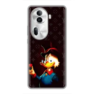 Чехли для Oppo Reno 11 Pro 5G - Скрудж МакДак Louis Vuitton (PREMIUMPrint) (Скрудж з ботліантом)