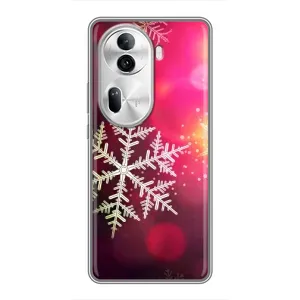 Новорічні Чохли для OPPO Reno 11 Pro 5G (VPrint) (Сніжинка)
