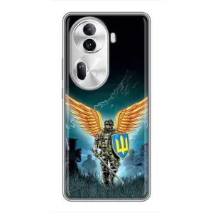 Чехлы с картинкой ЗСУ для Oppo Reno 11 Pro 5G (AlphaPrint) (Солдат ЗСУ)