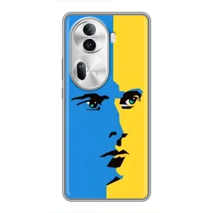 Украинские Чехлы для Oppo Reno 11 Pro 5G с картинкой УПА (AlphaPrint) (Степан Бандера)