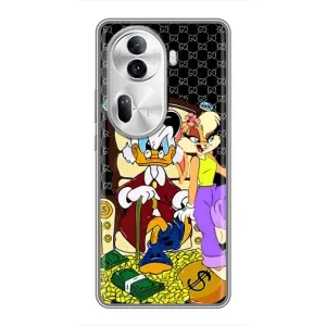 Чехли для Oppo Reno 11 Pro 5G - Скрудж МакДак Louis Vuitton (PREMIUMPrint) (Стильна Утка)