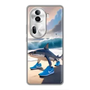 Чохол з мемом Тралалело тралала на Oppo Reno 11 Pro 5G