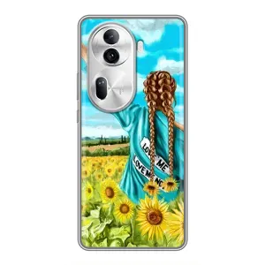 Чохол для Патріота України Oppo Reno 11 Pro 5G - (AlphaPrint) (Україночка)