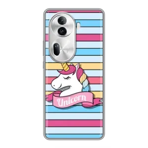 Чохол для OPPO Reno 11 Pro 5G - (Єдинорожки - Новинки) (AlphaPrint) (Unicorn)