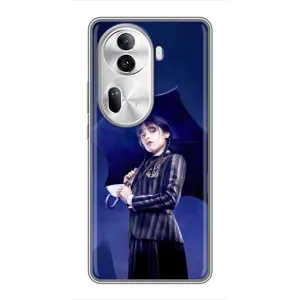 Силіконовий чохол з картинкою для Oppo Reno 11 Pro 5G (Венсдей)