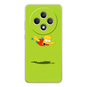 Чехол с Симпсонами для OPPO Reno 12 F (VPrint) (Барт Симпсон)