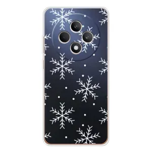 Чохол з принтом «Білі сніжинки» для OPPO Reno 12 F