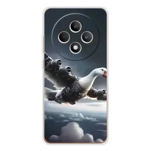 Чехол с мемом Тралалело тралала на OPPO Reno 12 F (Бомбардини гусини)