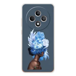 Чехлы (ART) Цветы на OPPO Reno 12 F (VPrint) (Цветы на голове)
