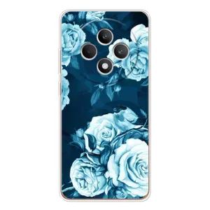 Чехлы (ART) Цветы на OPPO Reno 12 F (VPrint) (Голубые Бутоны)