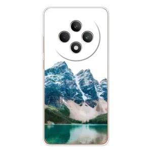 Силиконовый чехол с КАРТИНКАМИ лето для OPPO Reno 12 F (AlphaPrint) (Гори)