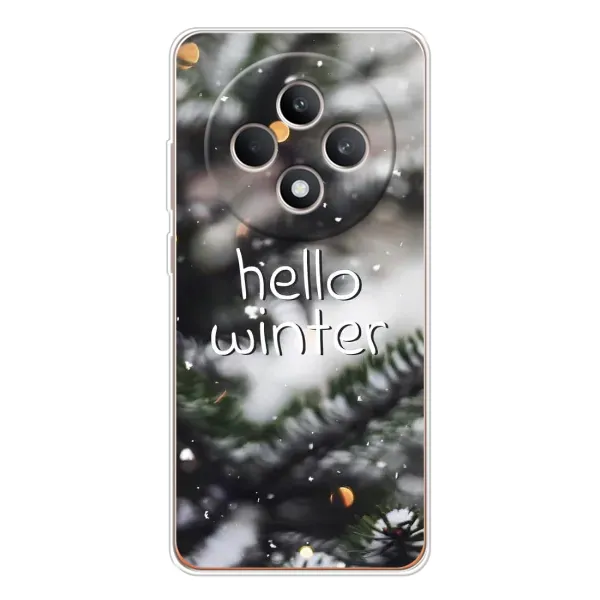 Чехол с принтом «Hello winter» для OPPO Reno 12 F Чехол с принтом «Hello winter» для OPPO Reno 12 F