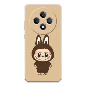 Чехол с Лабубу на OPPO Reno 12 F (Bored Ape в красном)
