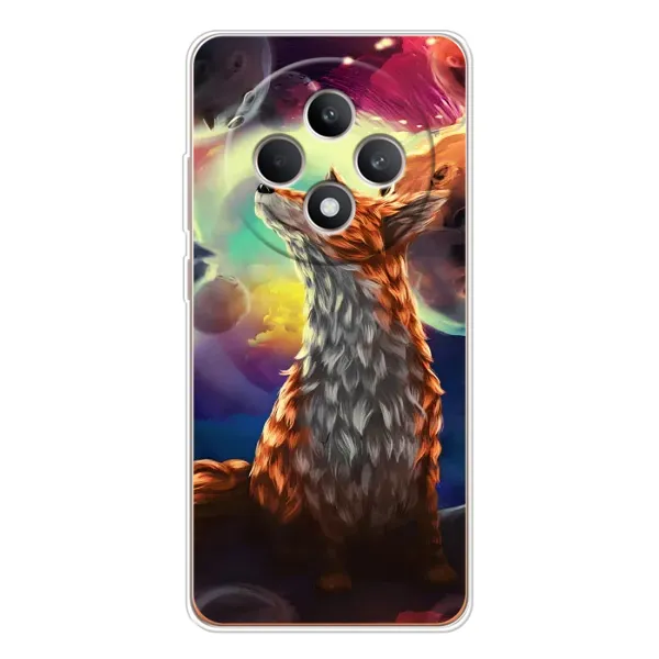 Чехол с принтом «Лисица в космосе» для OPPO Reno 12 F Чехол с принтом «Лисица в космосе» для OPPO Reno 12 F
