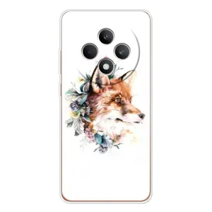 Чехол с принтом «Лисичка в цветочках» для OPPO Reno 12 F
