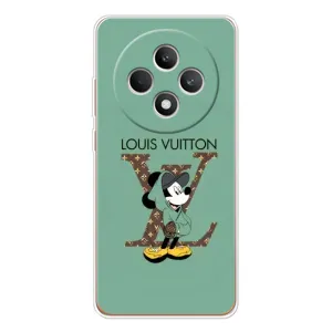 Чехлы Луи Витон для OPPO Reno 12 F (AlphaPrint - LOUIS VUITTON) (Микки Маус LV)