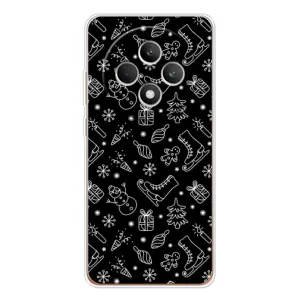 Чехол с принтом «Новогодний фон» для OPPO Reno 12 F