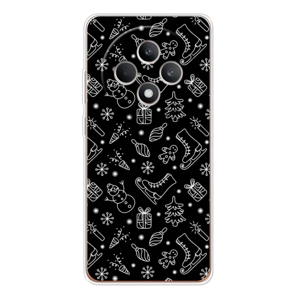 Чехол с принтом «Новогодний фон» для OPPO Reno 12 F Чехол с принтом «Новогодний фон» для OPPO Reno 12 F