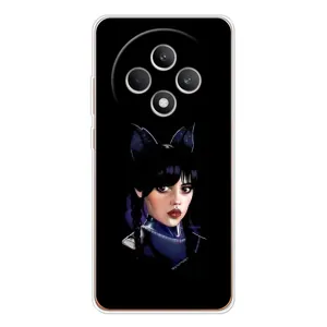 Чохли Венсдей на OPPO Reno 12 F Уенсдей (AlphaPrint) (серйозна Венздей)