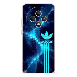 Чехлы Адидас для OPPO Reno 12 F (AlphaPrint) (Синий Адидас)