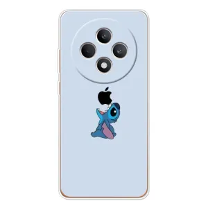 Чохол з принтом Стіч на OPPO Reno 12 F (Stitch apple)