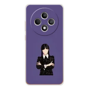 Чохли Венсдей на OPPO Reno 12 F Уенсдей (AlphaPrint) (Венздей у чорному)