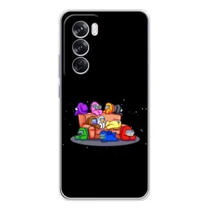 Чехол Амонг Ас для OPPO Reno 12 Pro (AlphaPrint) (Амонг-ас)