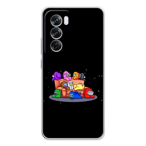 Чехол с принтом «Амонг-ас» для OPPO Reno 12 Pro Чехол с принтом «Амонг-ас» для OPPO Reno 12 Pro