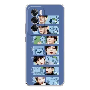 Чехлы BTS для OPPO Reno 12 Pro (AlphaPrint) (Bangtan)
