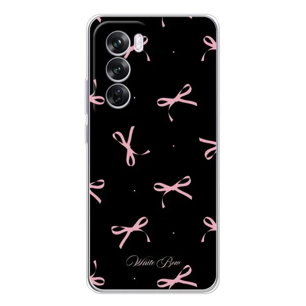 Чехол с принтом «Банты на черном» для OPPO Reno 12 Pro Чехол с принтом «Банты на черном» для OPPO Reno 12 Pro