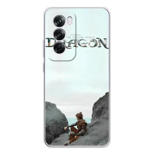 Чехол с принтом «Дракон лого» для OPPO Reno 12 Pro