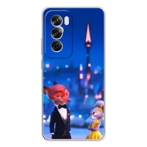 Чехол Зоотрополіс на OPPO Reno 12 Pro (Романтический вечер Зверополис)